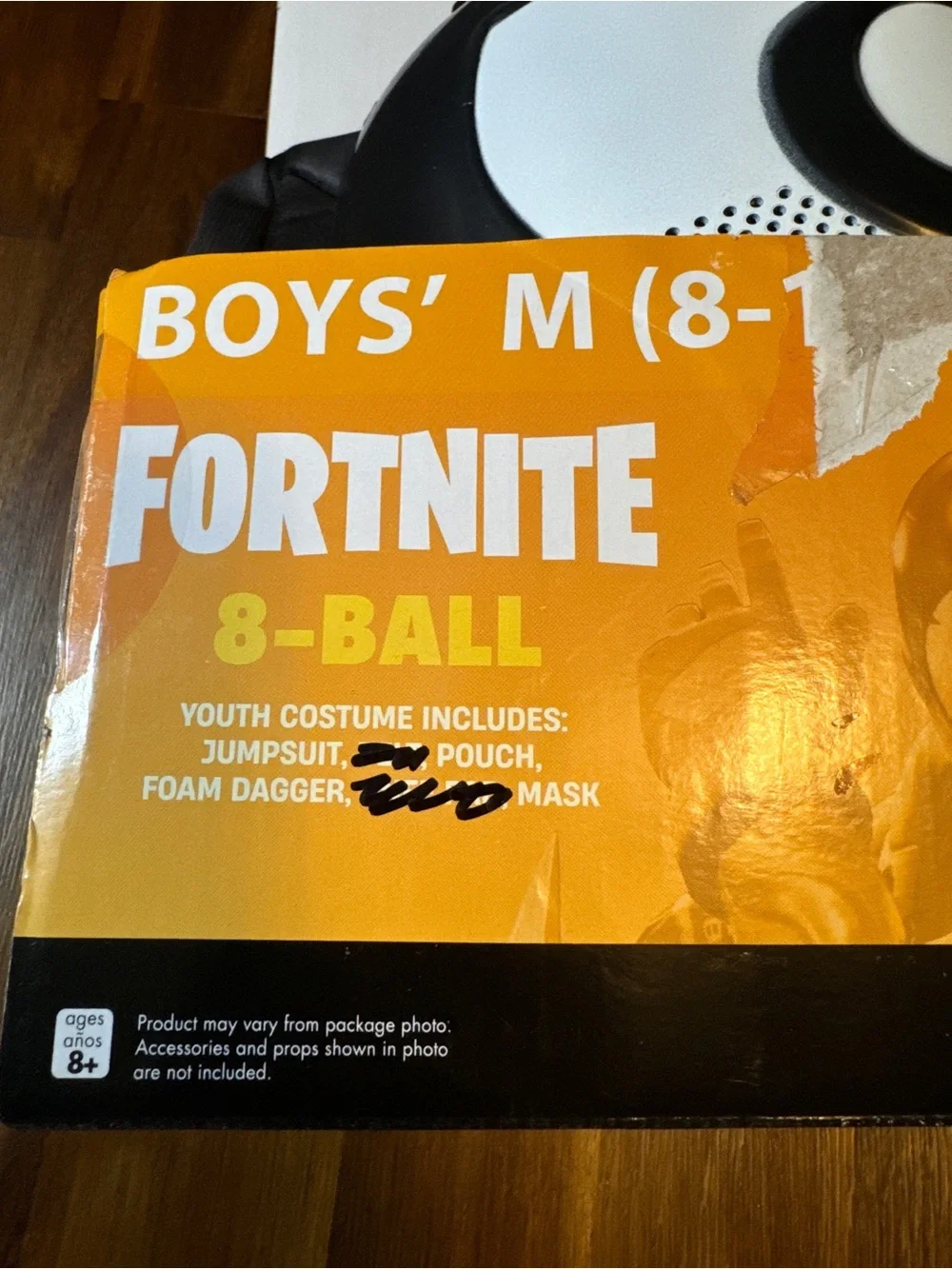 ❌SOLD❌ Fortnite 8-Ball Boys Halloween Costume Size Medium 8–10